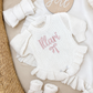 White Luxé Frill Leg Romper