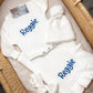 White Alba Unisex Romper Bundle