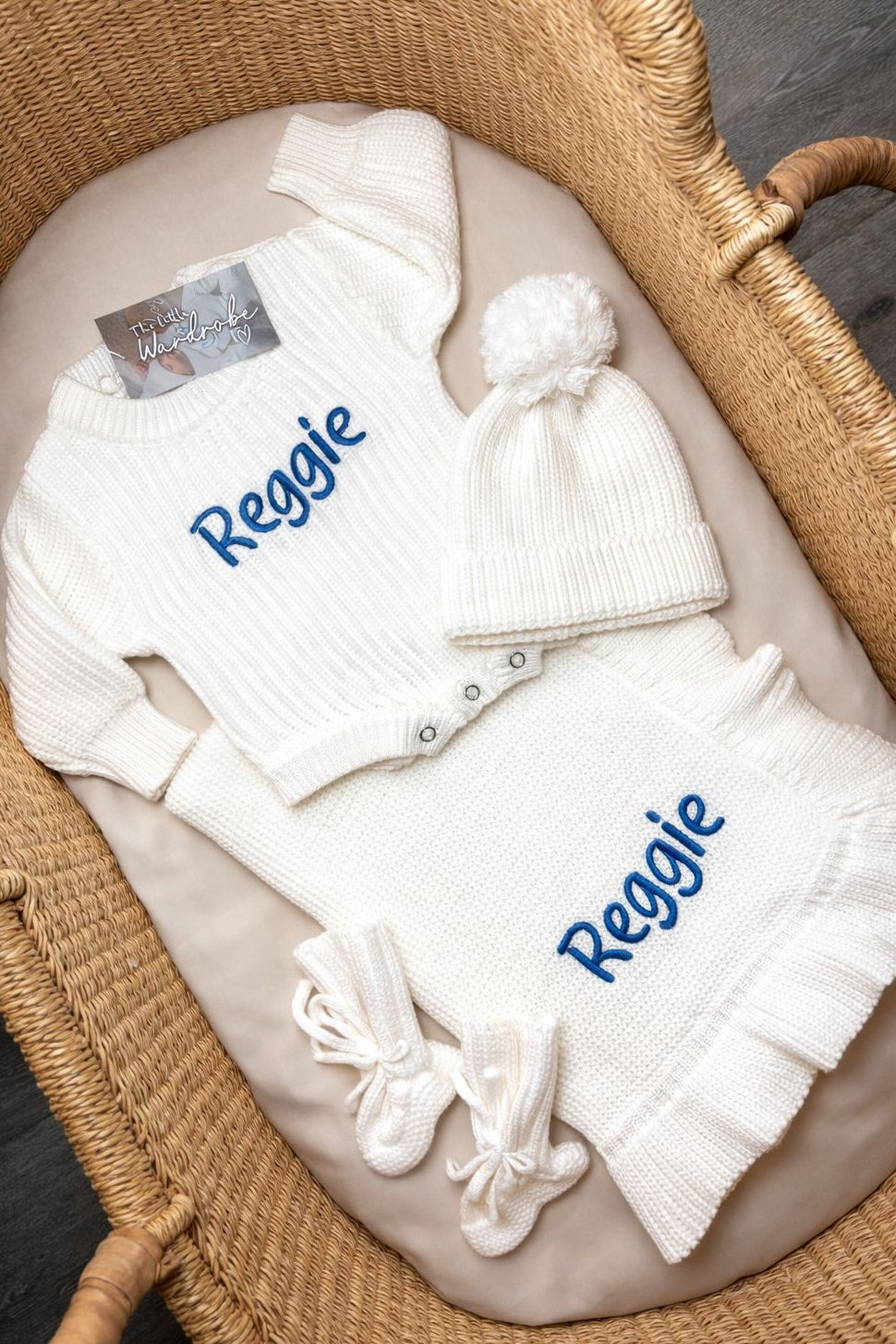 White Alba Unisex Romper Bundle