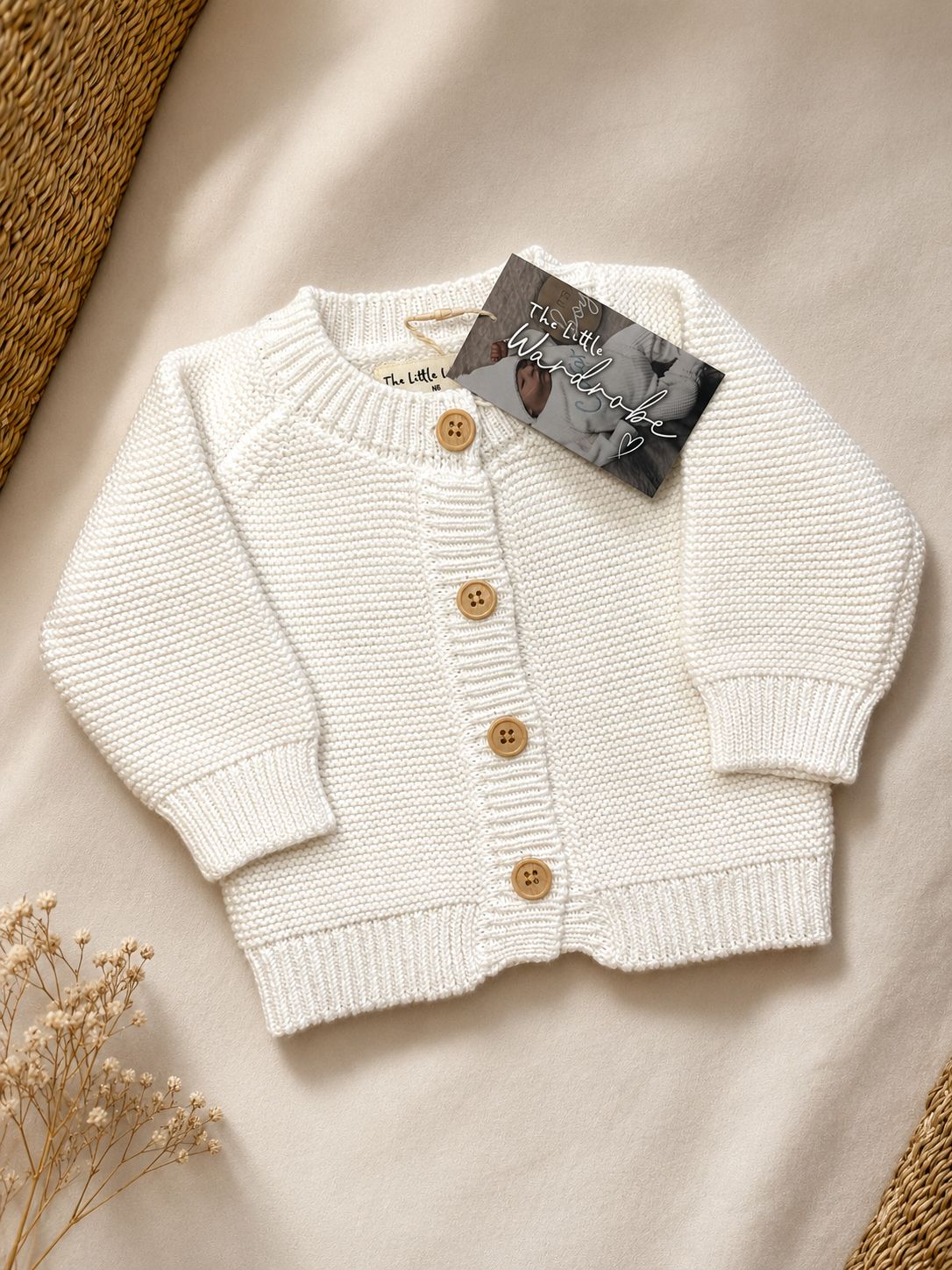 White Luxury Cardigan
