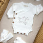 White Scallop Romper Bundle