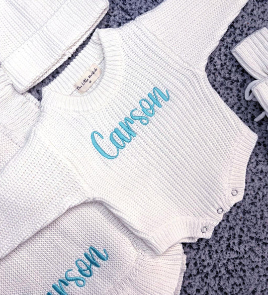 White Alba Unisex Romper