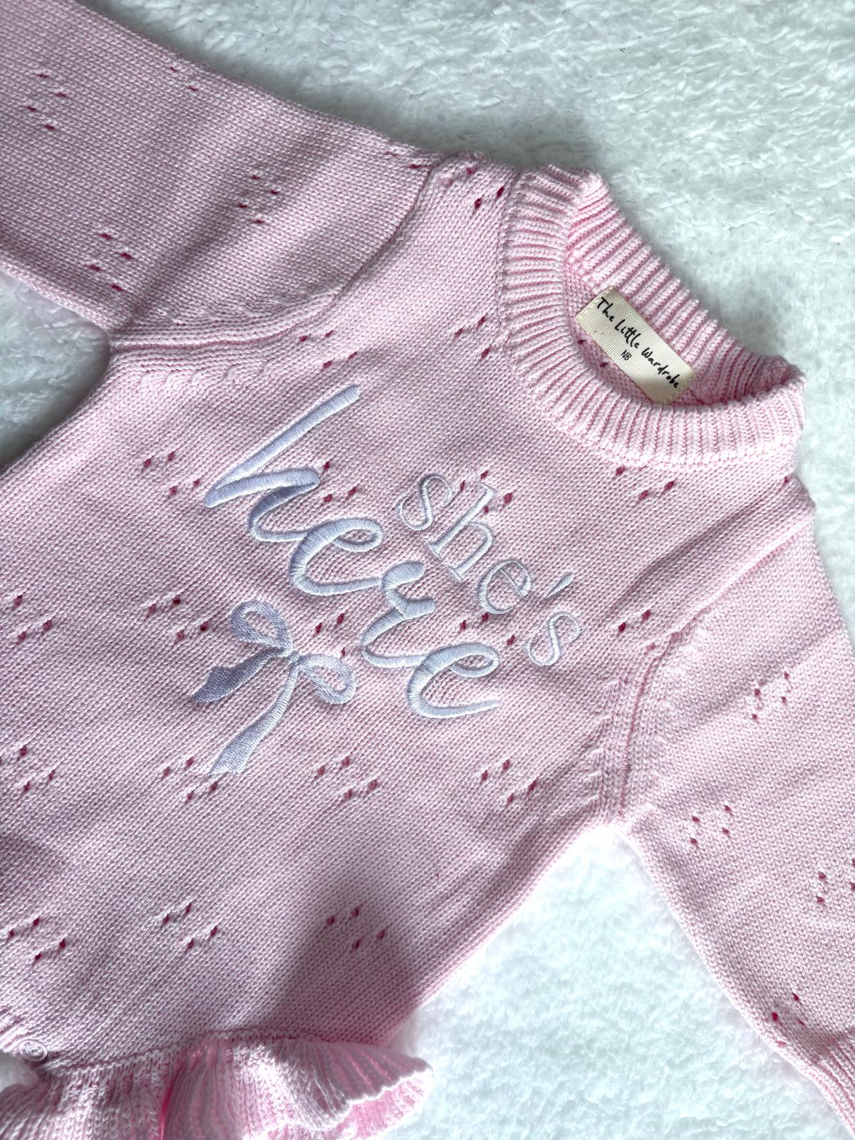 Pink Rosélle Frill Leg Romper Bundle