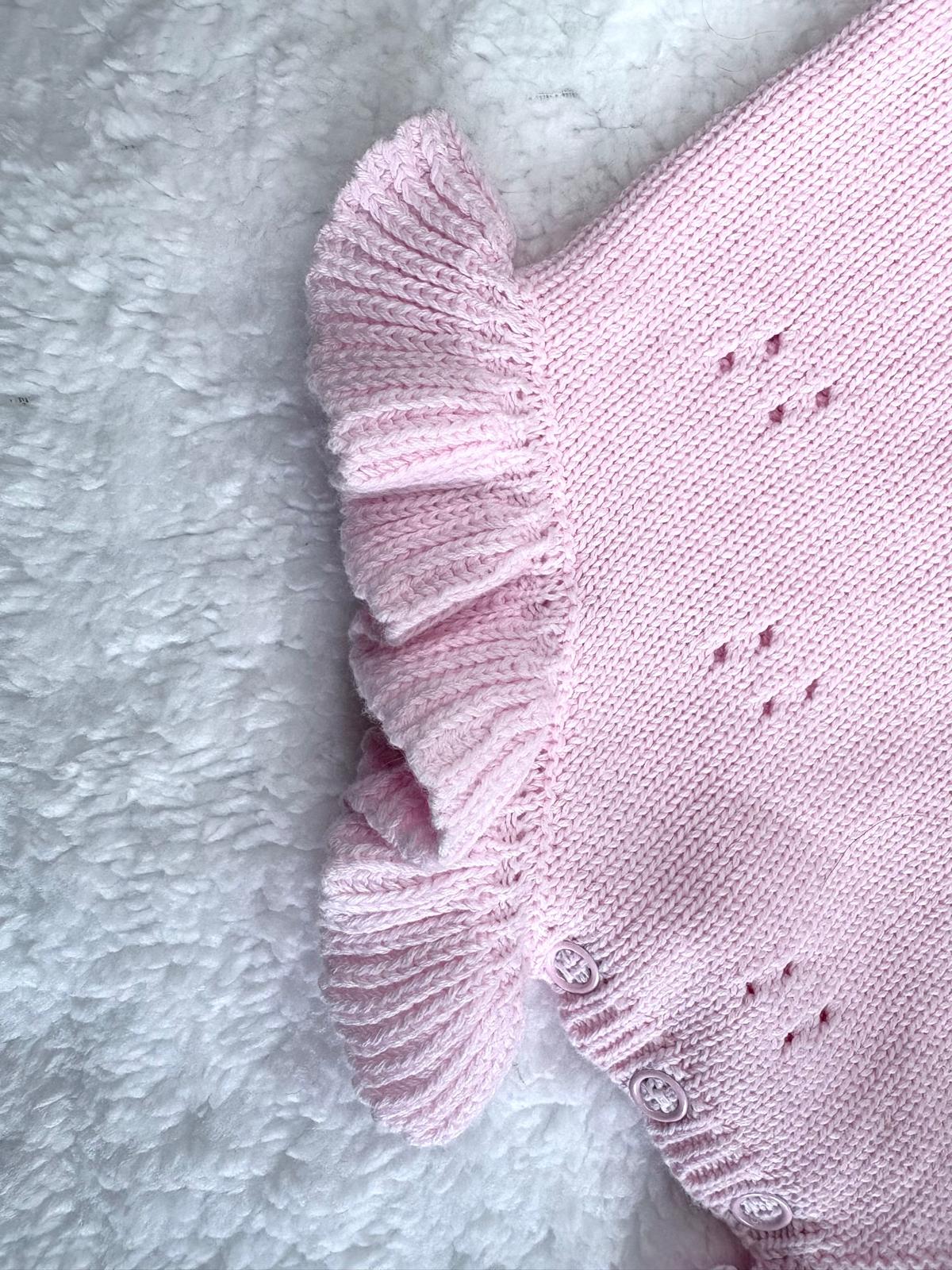 Pink Rosélle Frill Leg Romper Bundle