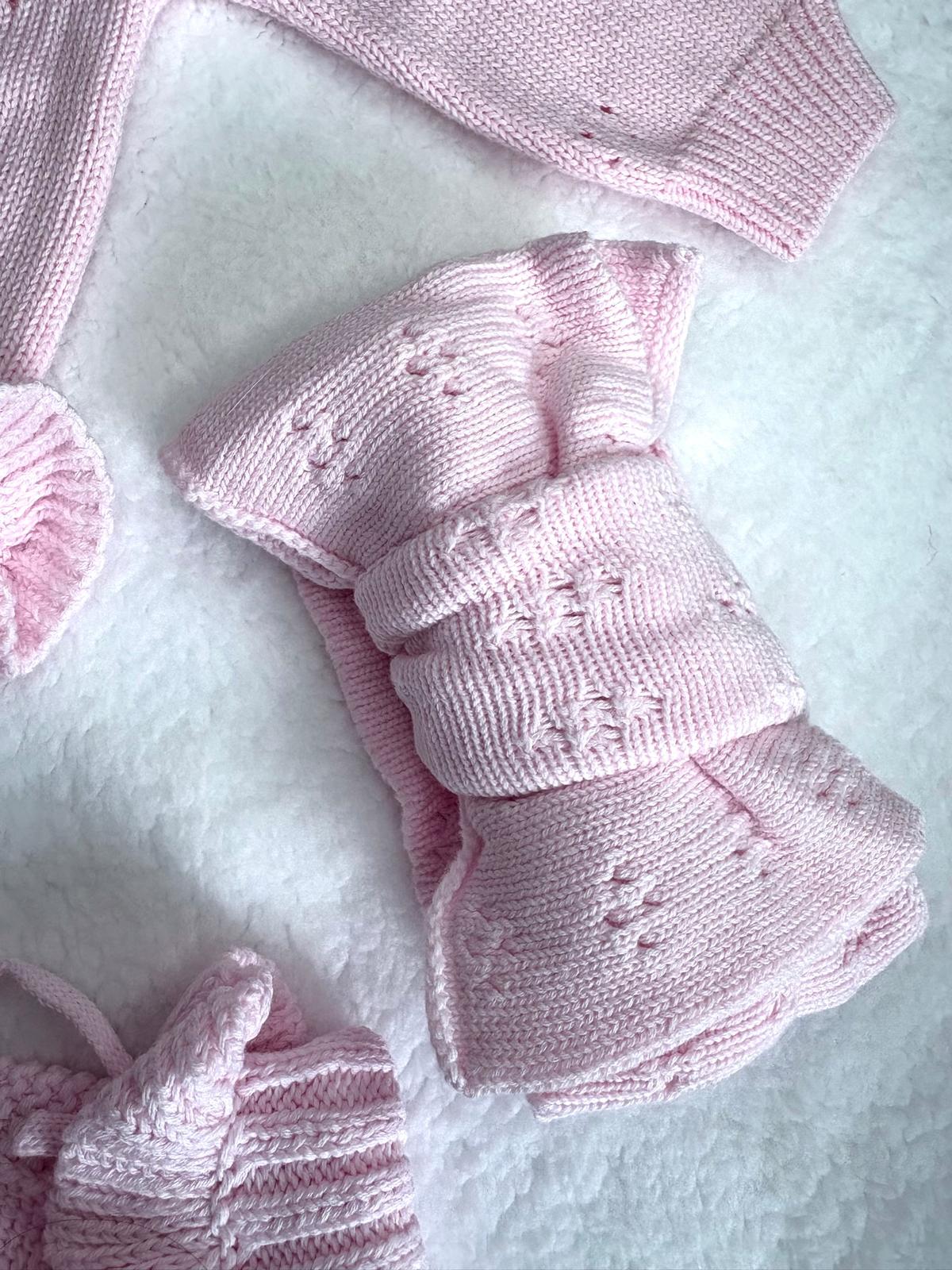 Pink Rosélle Frill Leg Romper Bundle