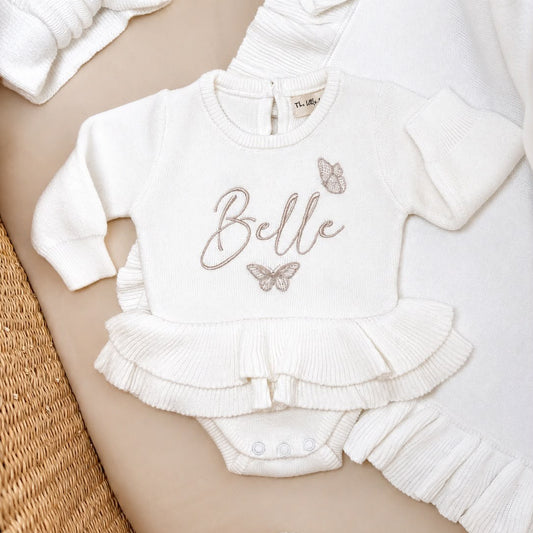 White Raya Frilly TuTu Romper